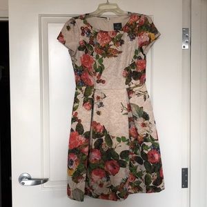 Adrianna Papell floral cocktail dress